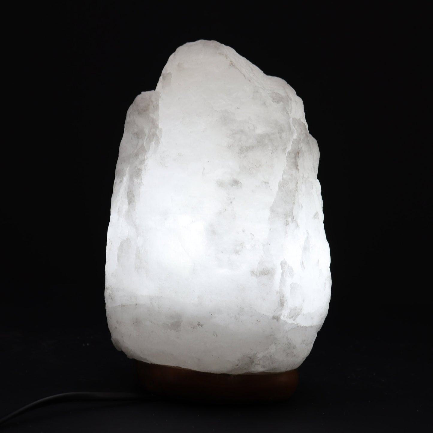 Lampe au sel de l'Himalaya cristal de roche