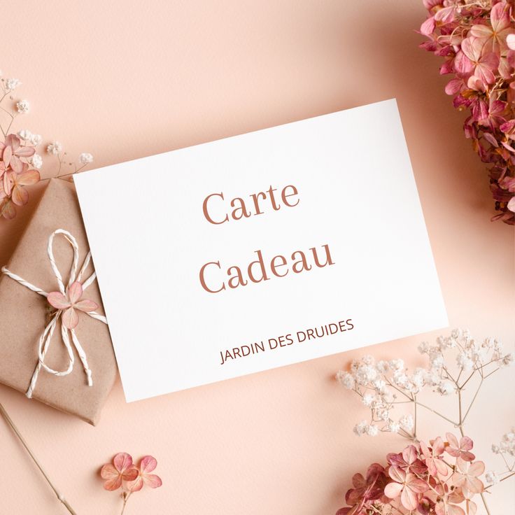 Carte cadeau Cristaux et Bien-Être