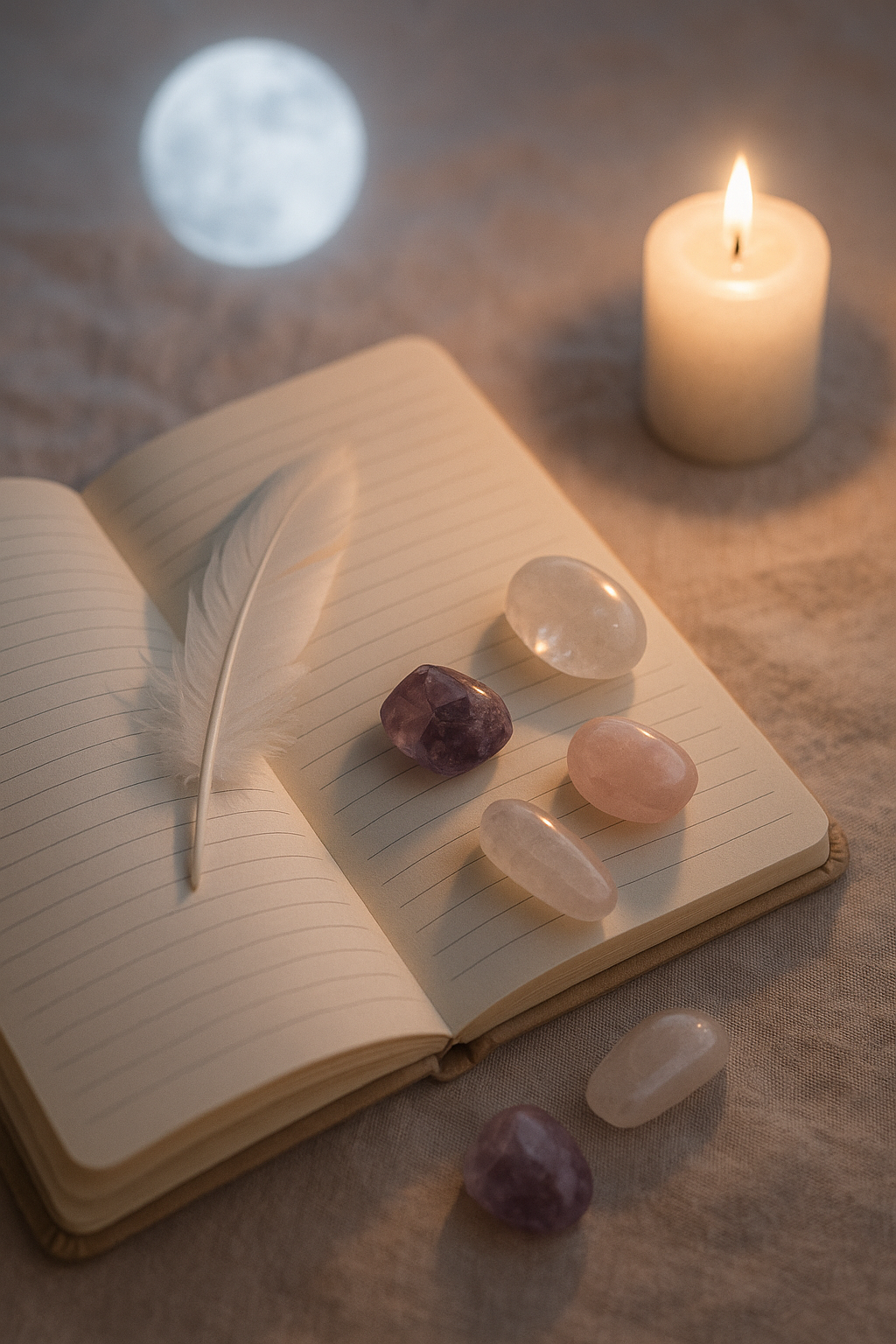🌕 Harmoniser ses énergies grâce aux cycles lunaires et aux pierres naturelles