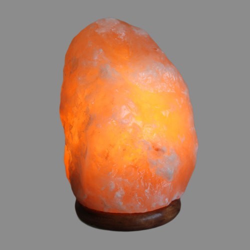 Lampe en cristal de sel de l'Himalaya 3 à 5 kg