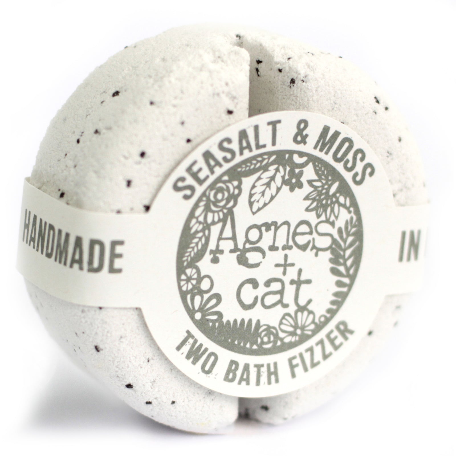 Coffret cadeau - Bougie Lune de Velours + Galets effervescents sel de mer mousse & bleu dolly