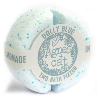 Coffret cadeau - Bougie Lune de Velours + Galets effervescents sel de mer mousse & bleu dolly