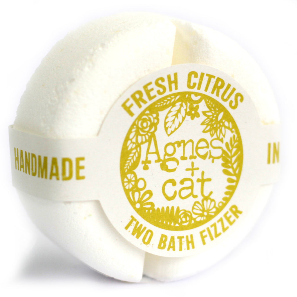 Coffret cadeau - Bougie Lune de velours + galets effervescents windermere & agrumes