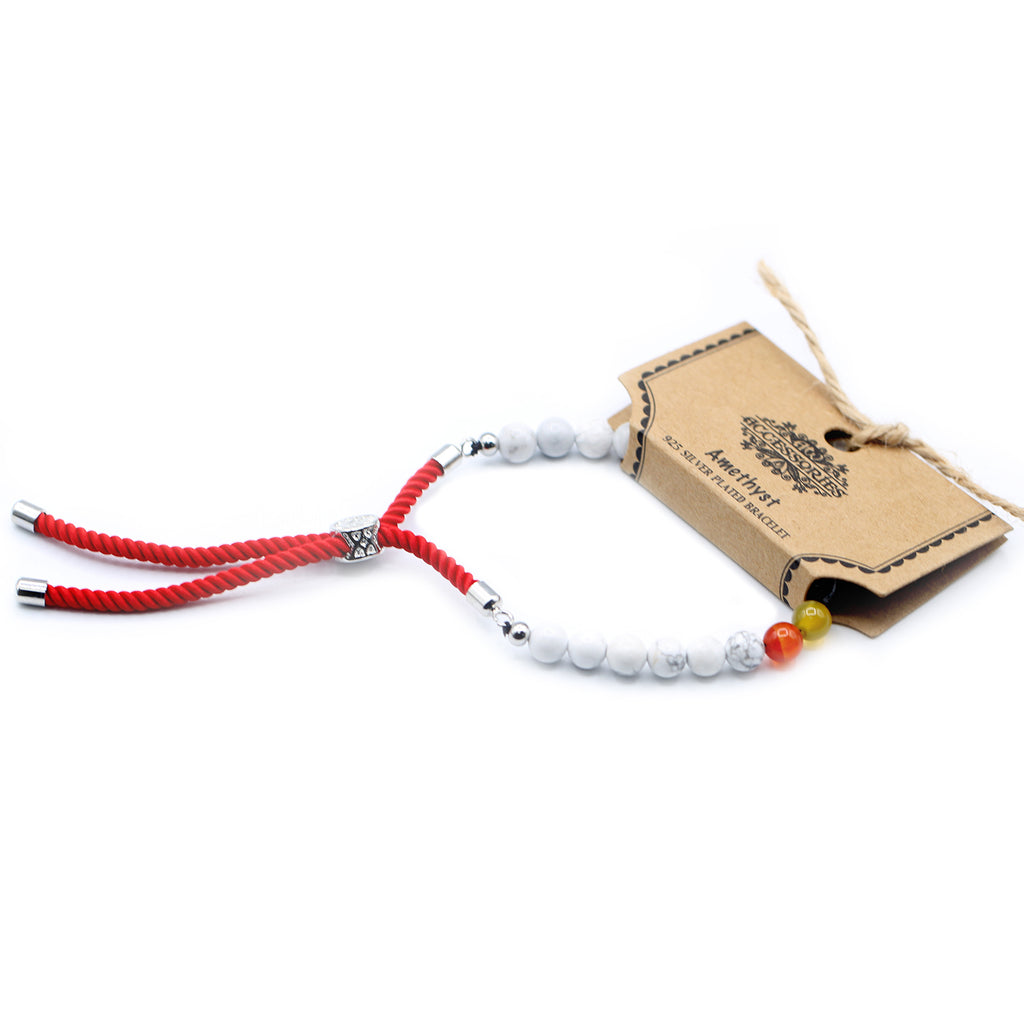 Bracelet réglable chakras howlite