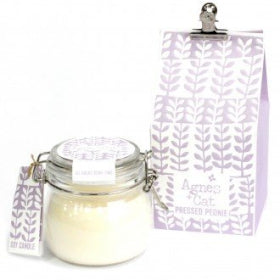 Coffret cadeau bougie - Peonie pressée