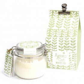 Coffret cadeau bougie figue blanche