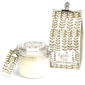 Coffret cadeau bougie café et noyer