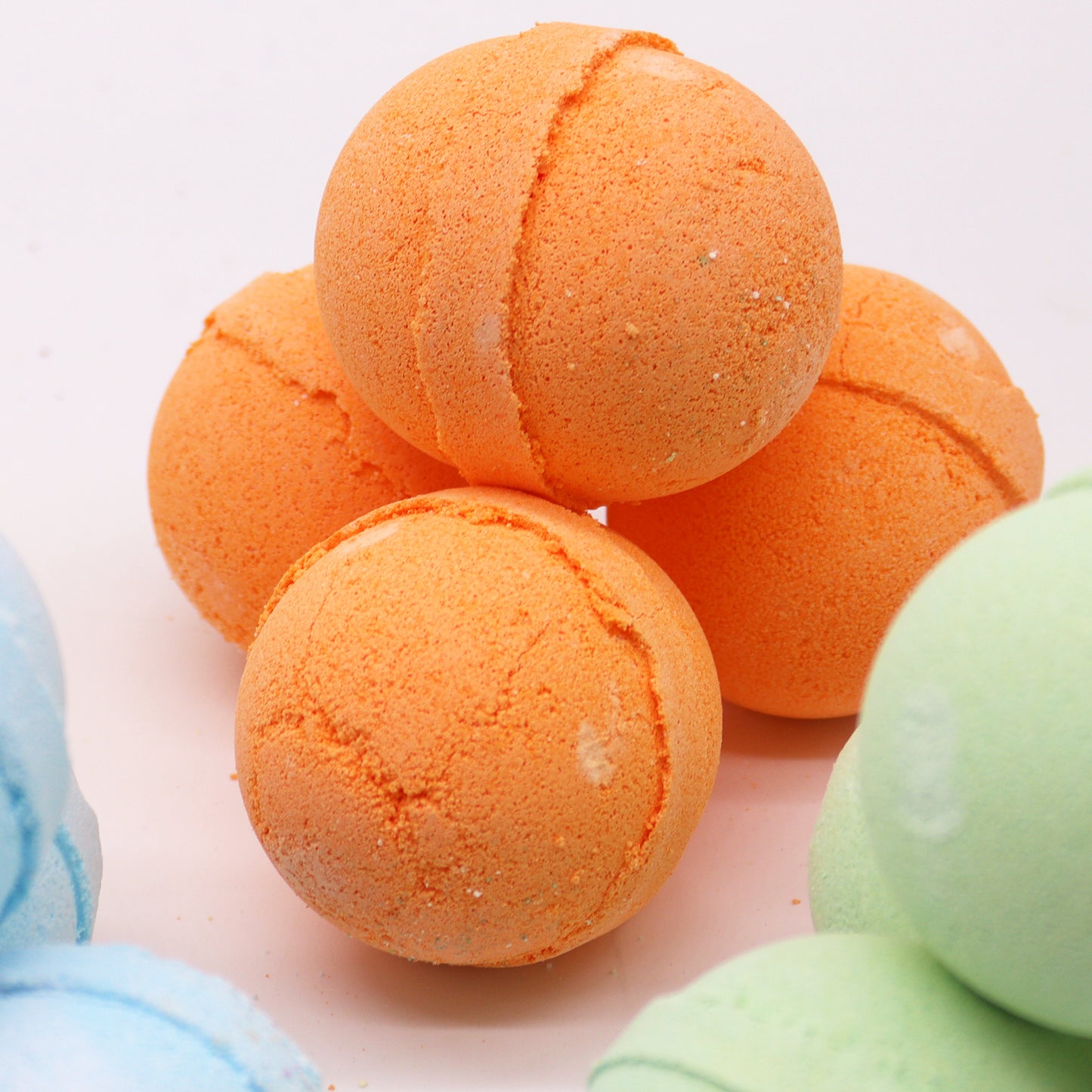 8 boules de bain mandarine & citronnelle