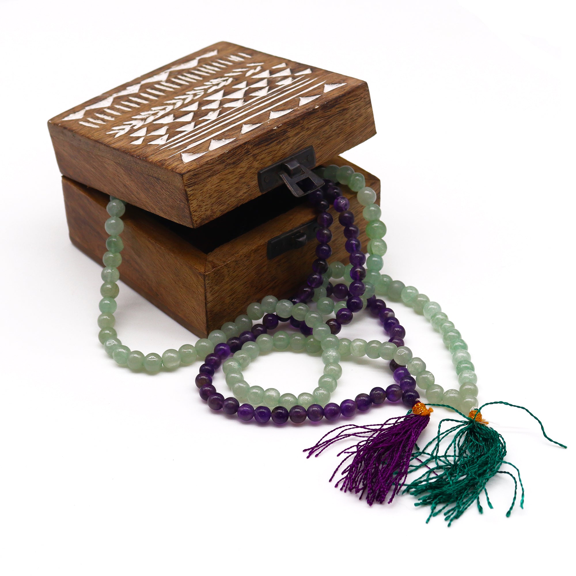 Mala 108 perles en améthyste