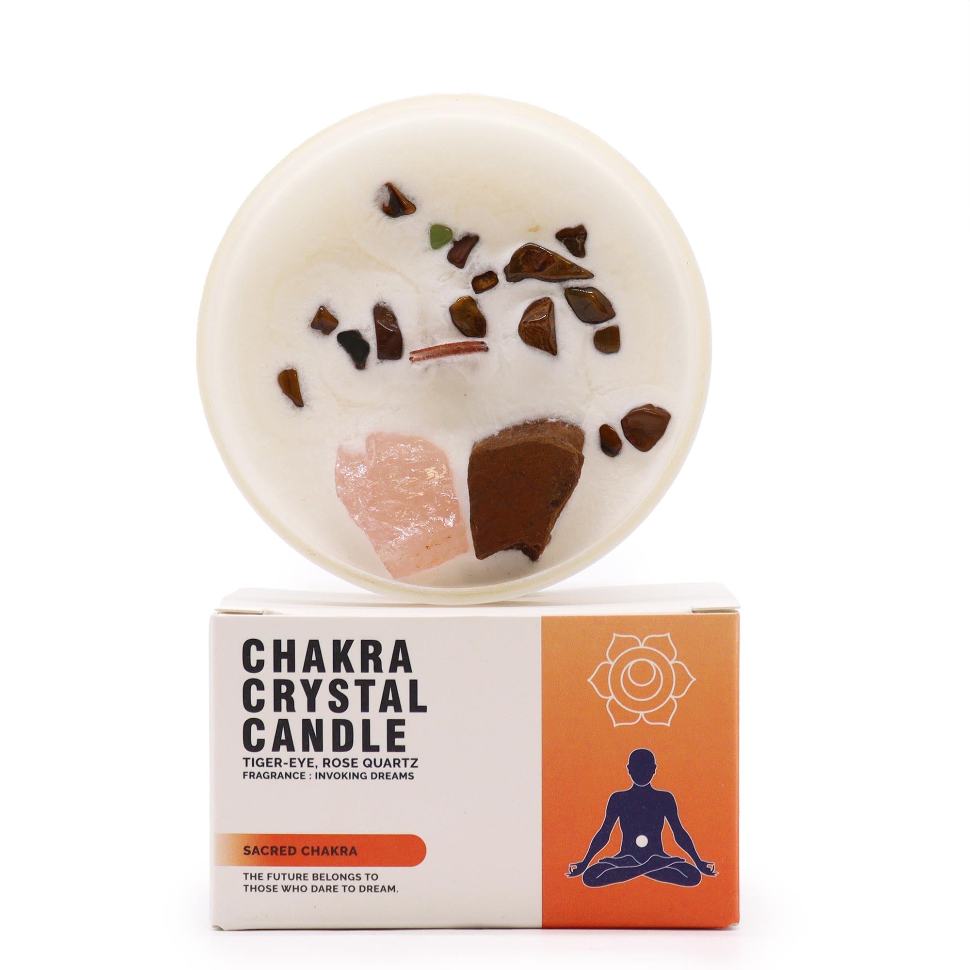 Bougie chakra sacré