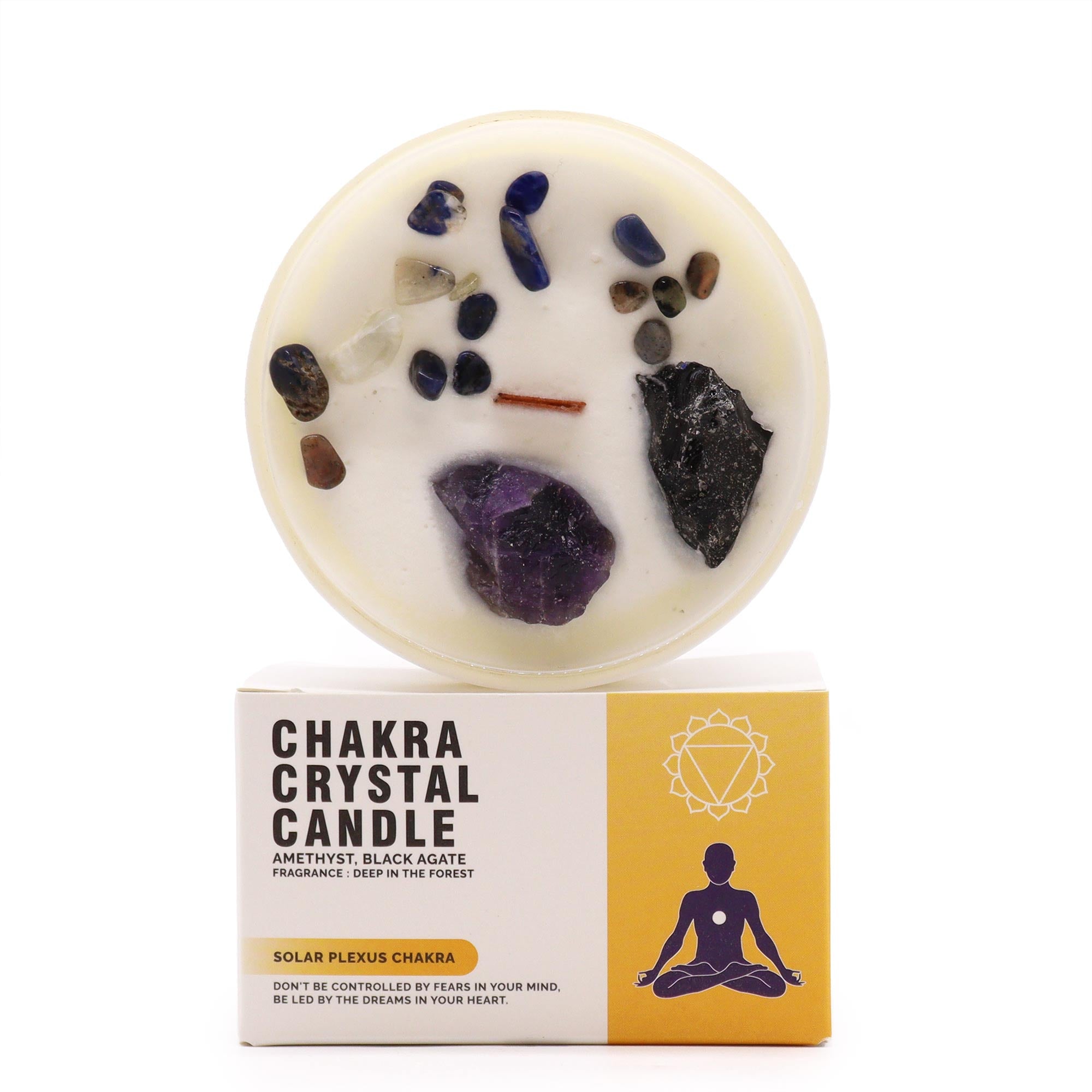 Bougie chakra du plexus solaire