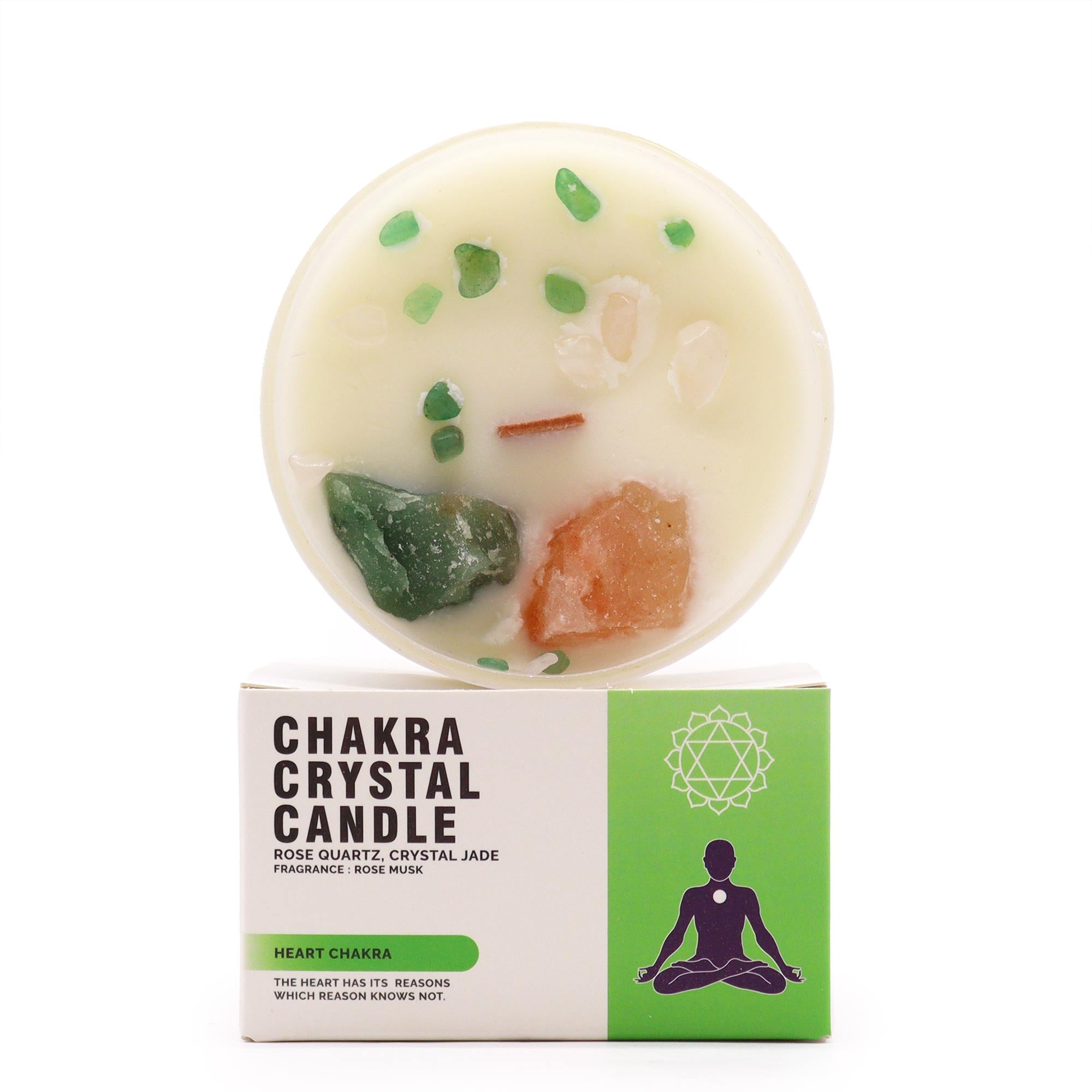 Bougie chakra du coeur