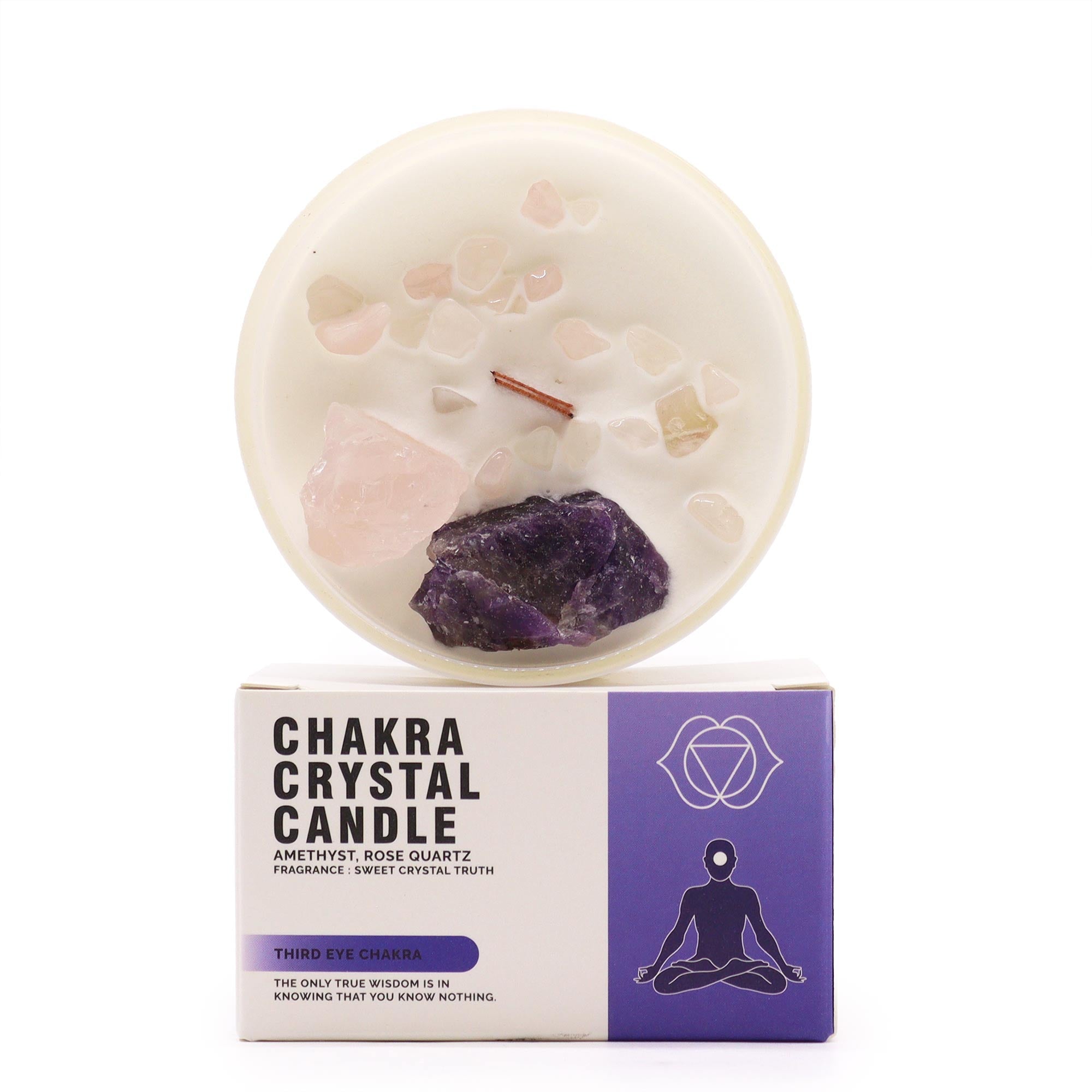 Bougie chakra du troisième oeil