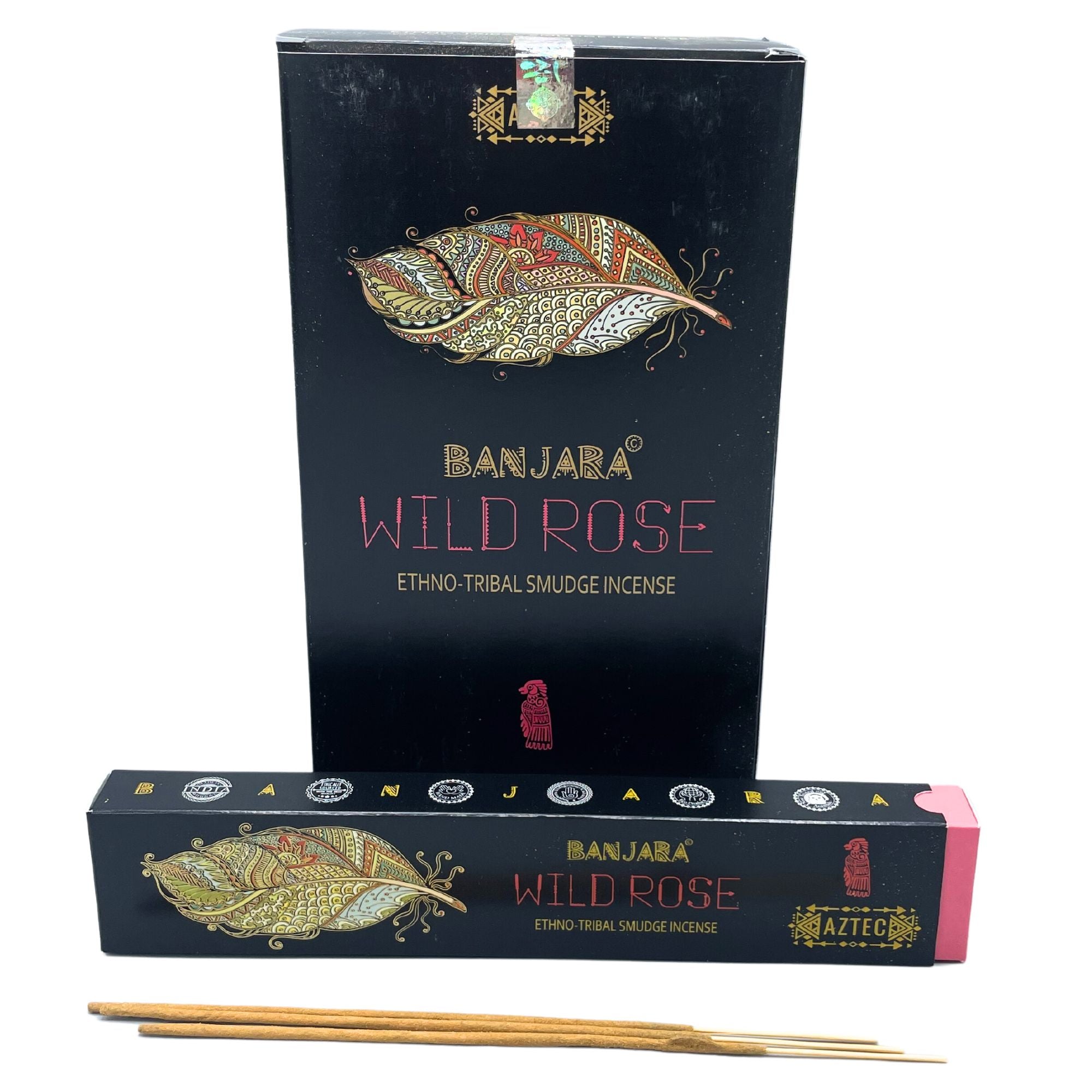 12 encens tribal banjara - rose sauvage