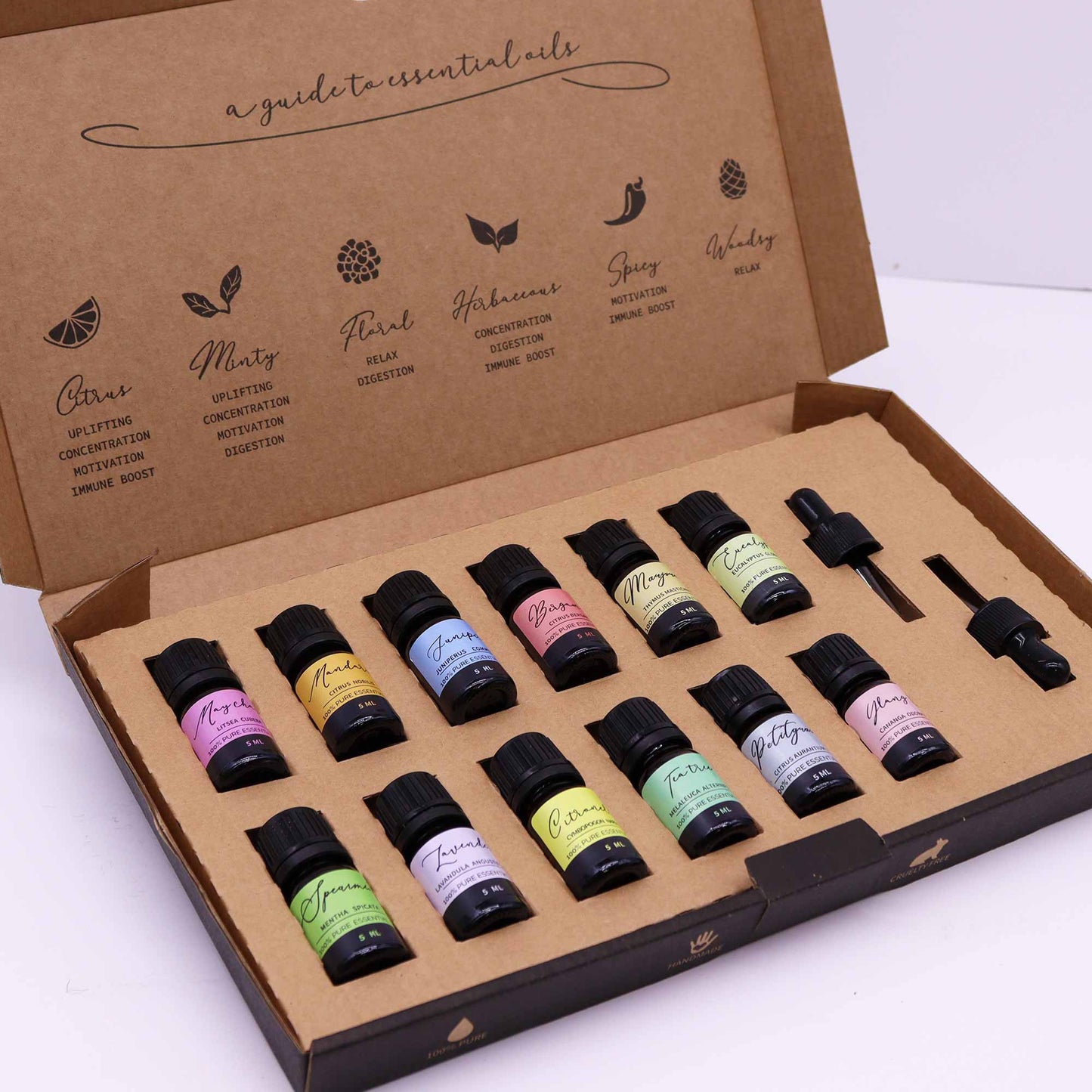 Coffret de printemps d'huiles essentielles