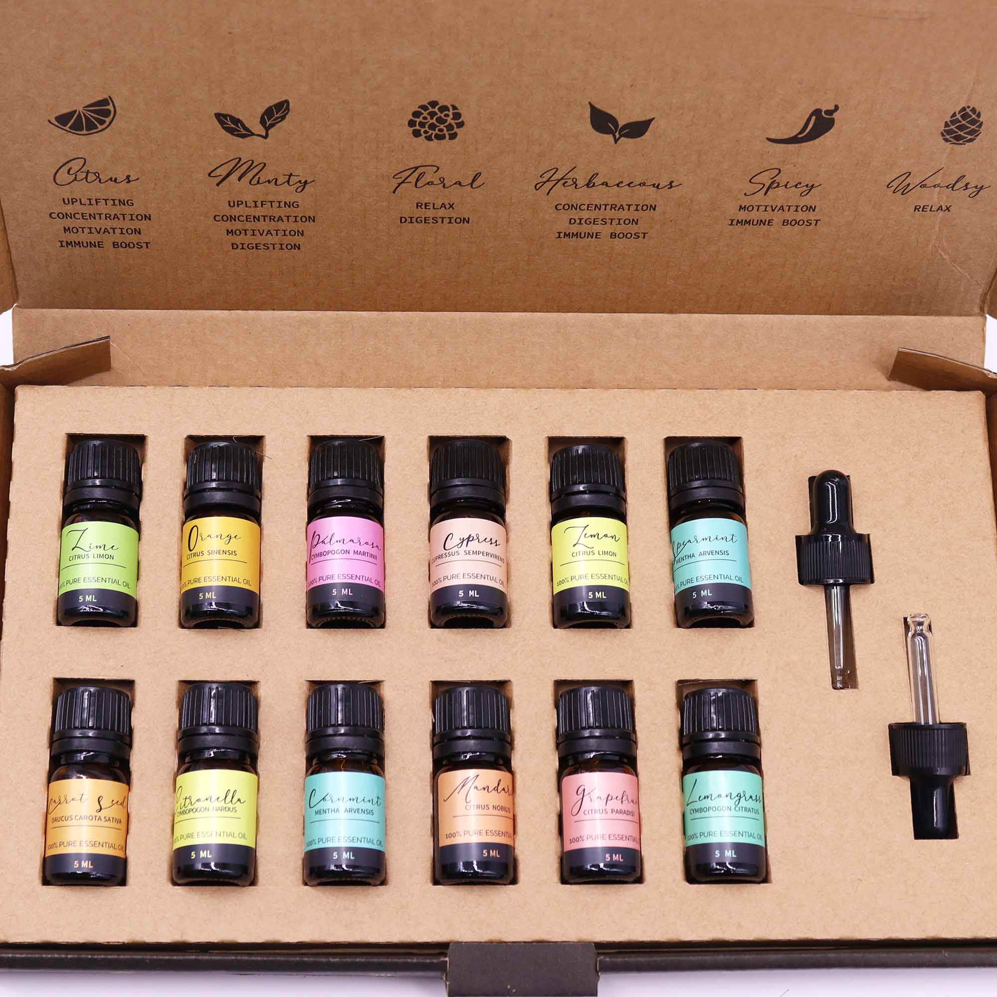 Coffret d'été d'huiles essentielles