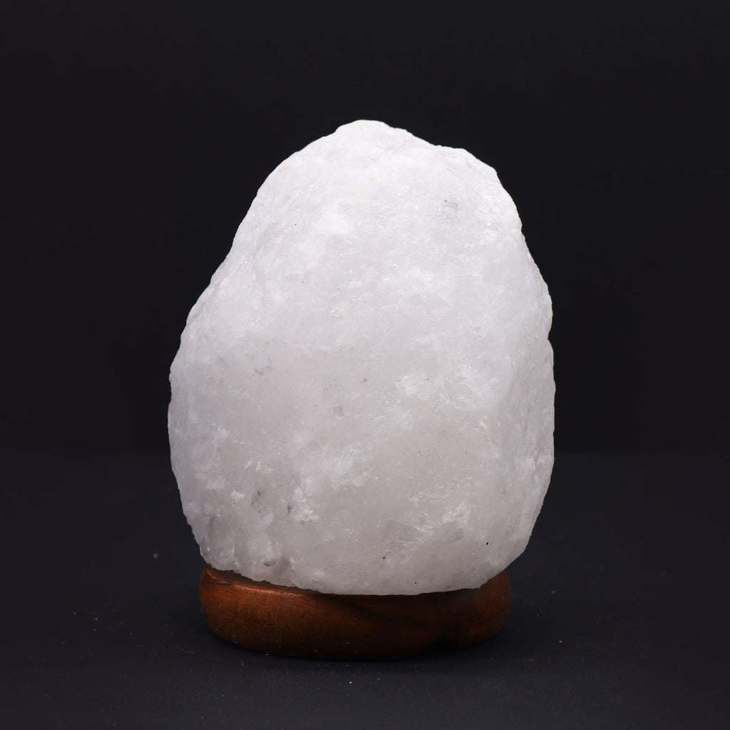 Lampe au sel de l'Himalaya cristal de roche