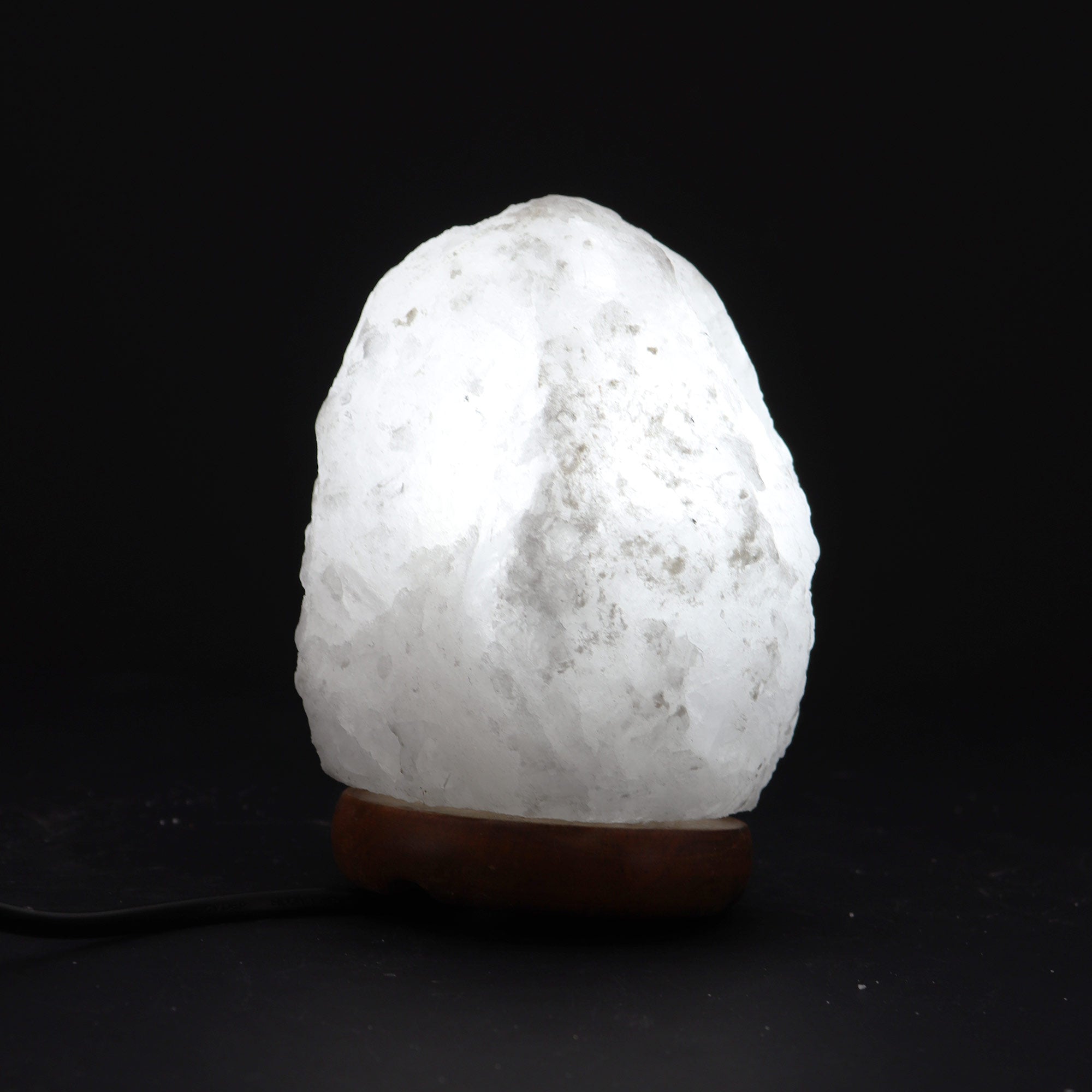 Lampe au sel de l'Himalaya cristal de roche