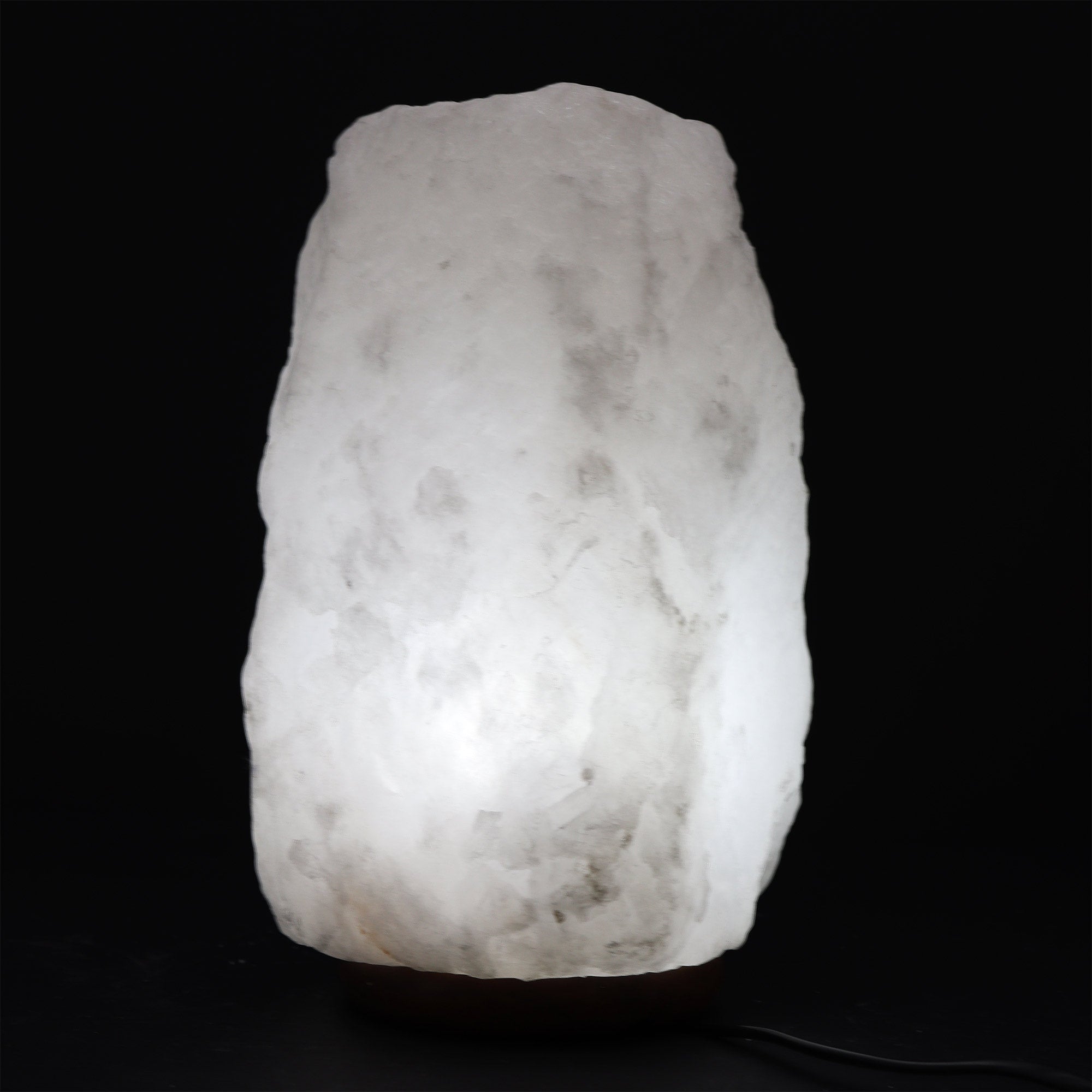 Lampe au sel de l'Himalaya cristal de roche