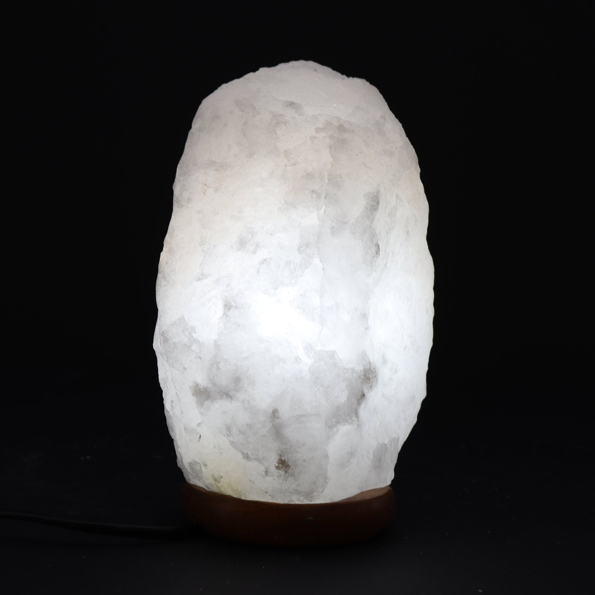 Lampe au sel de l'Himalaya cristal de roche