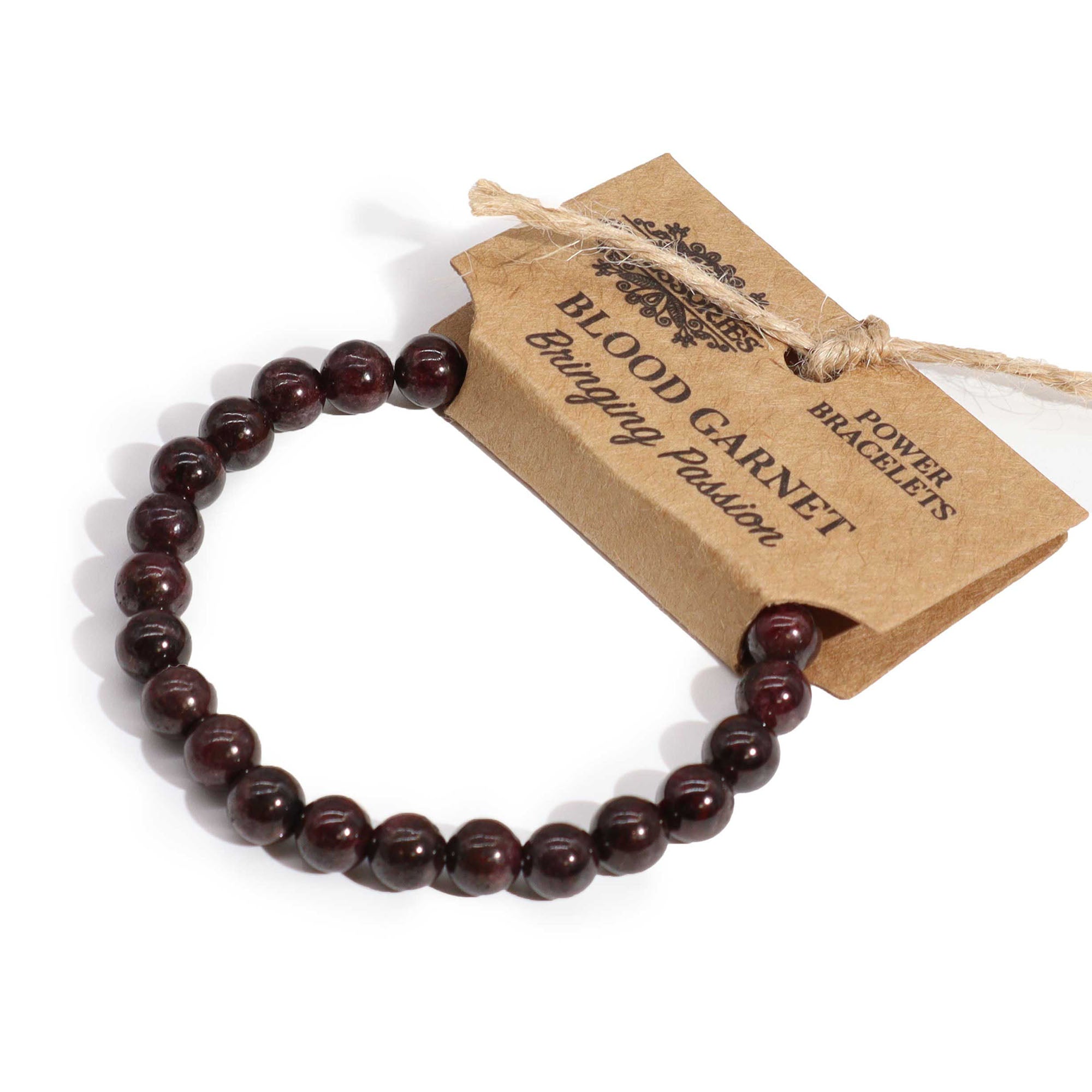 Bracelet grenat sanguine