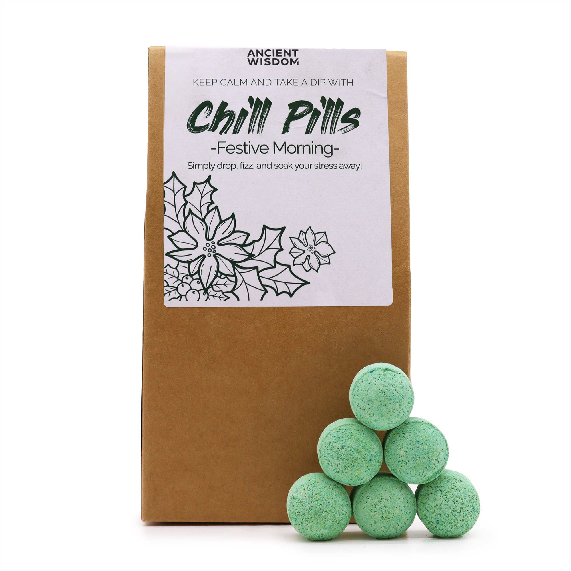 Paquet cadeau de mini bombes de bain - Matin de fête