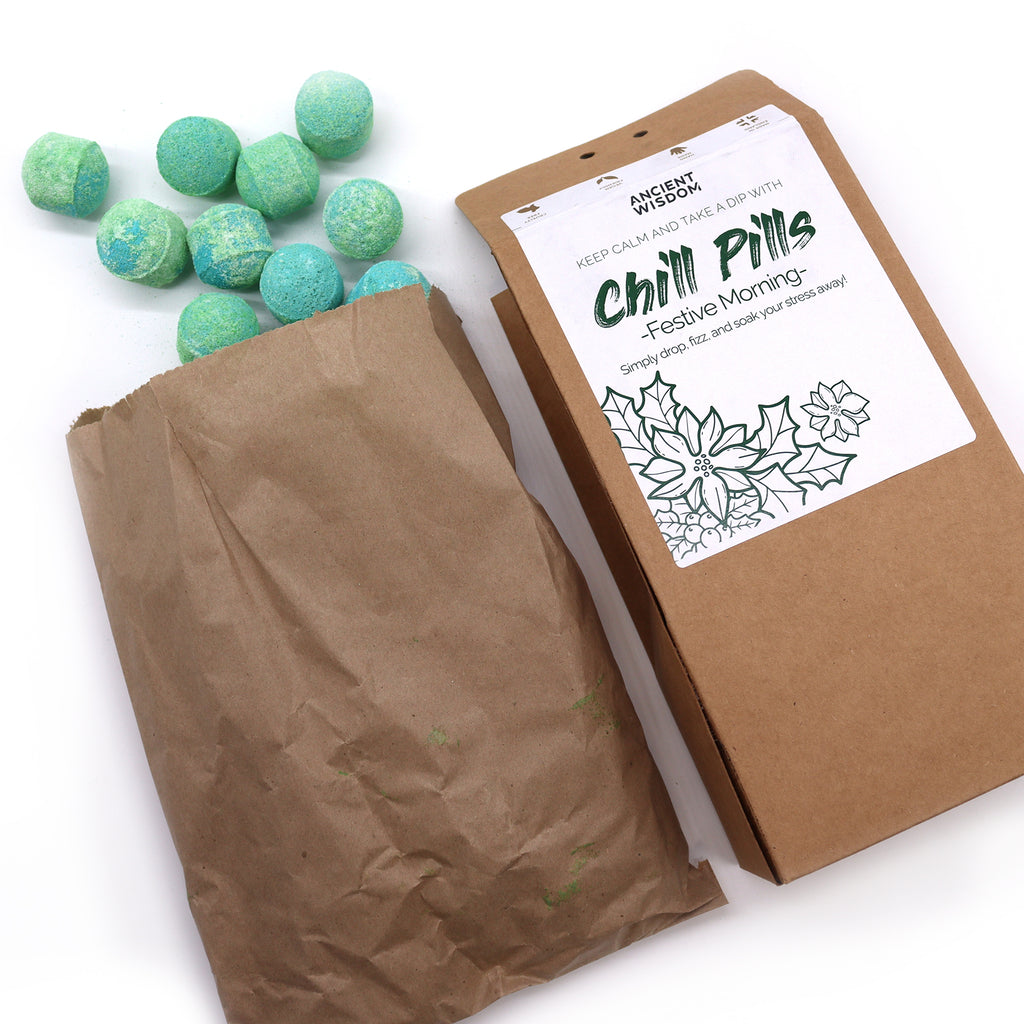 Paquet cadeau de mini bombes de bain - Matin de fête