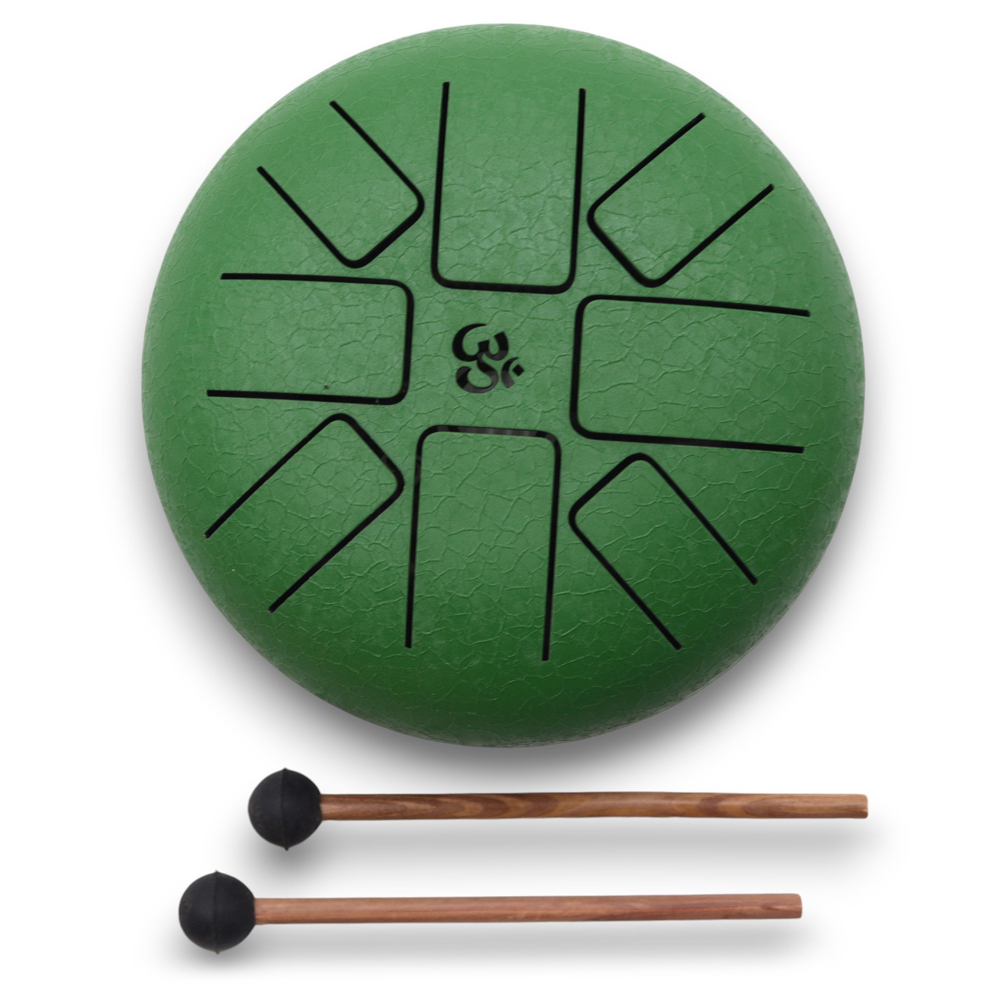 Tambour vert Om 16cm