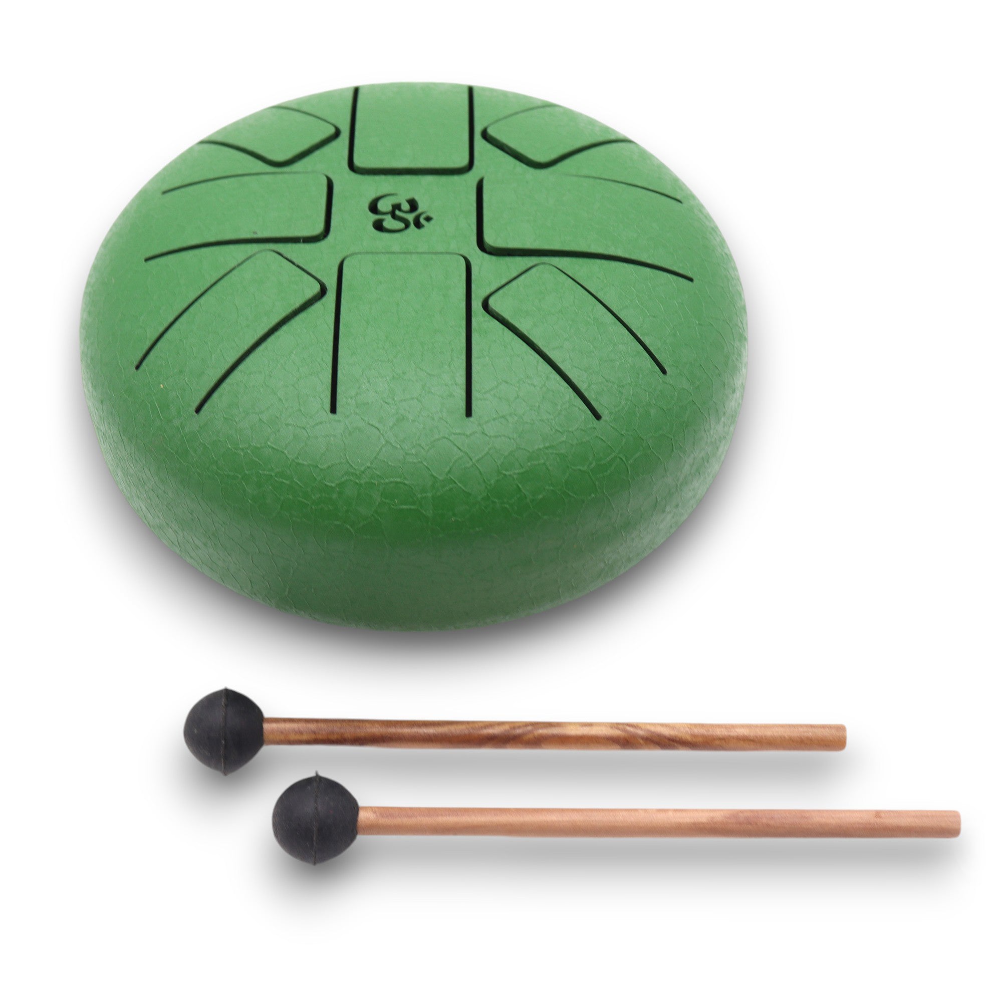 Tambour vert Om 16cm