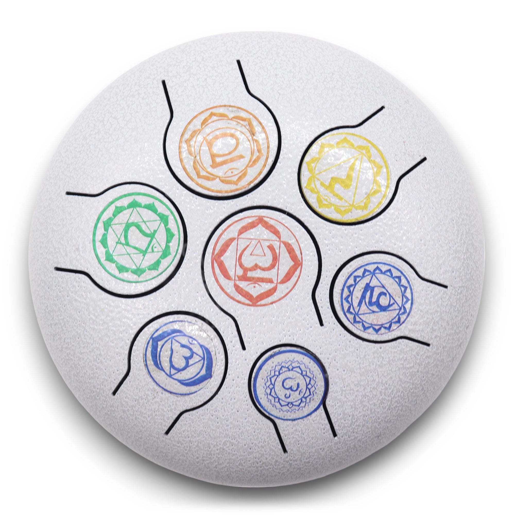 Tambour 7 chakras 17x13 cm