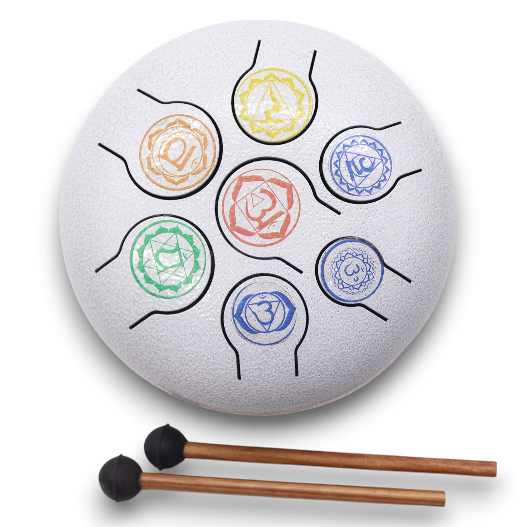 Tambour 7 chakras 17x13 cm