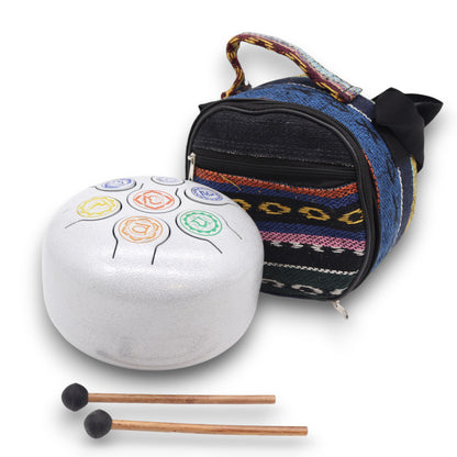 Tambour 7 chakras 17x13 cm