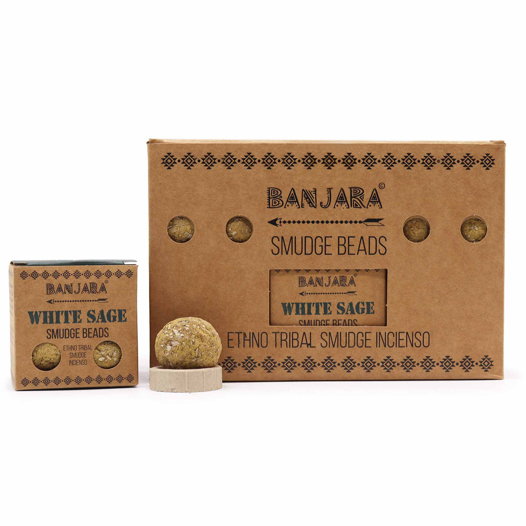 Perles de maculage sauge blanche