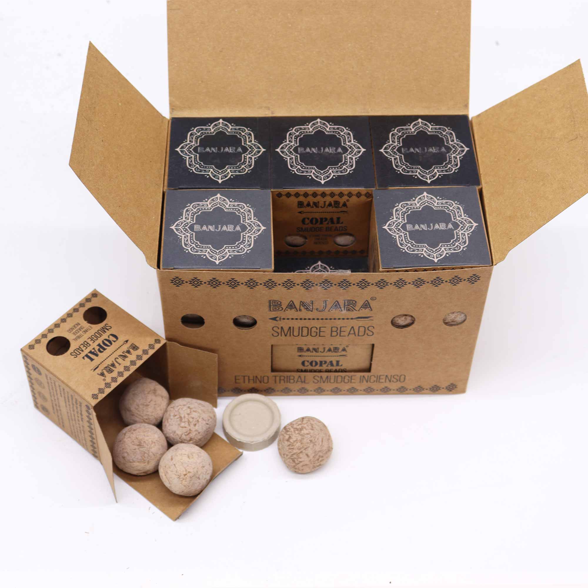 Perles de maculage copal