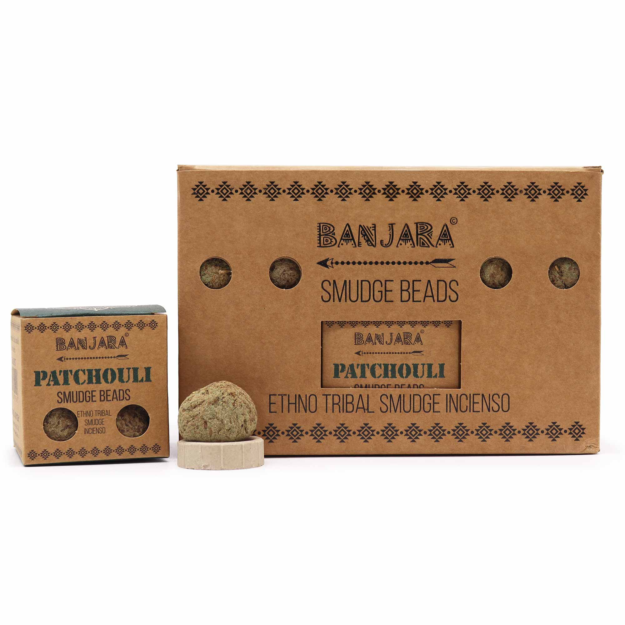 Perles de maculage patchouli