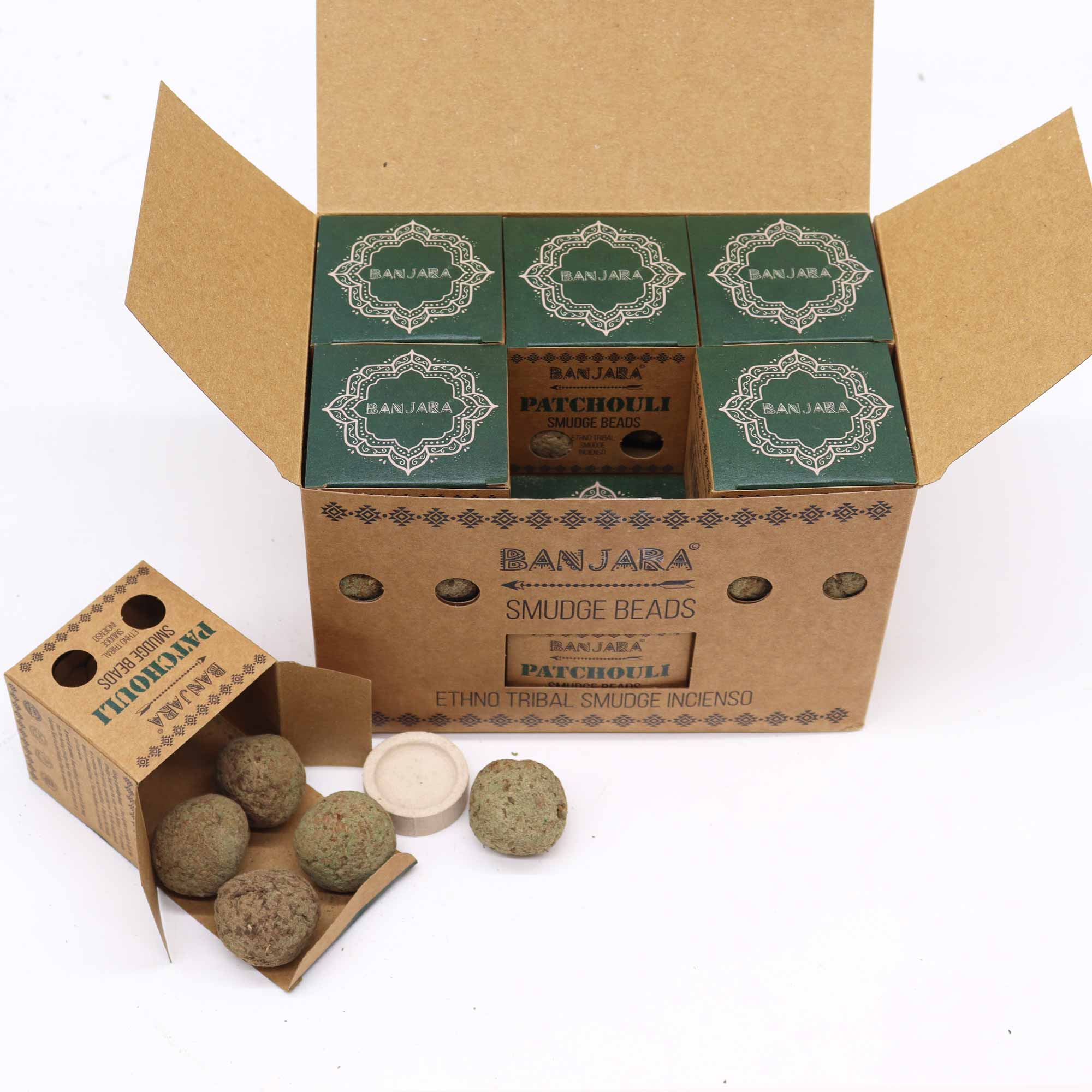 Perles de maculage patchouli