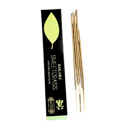 12 encens tribal banjara - Herbe douce