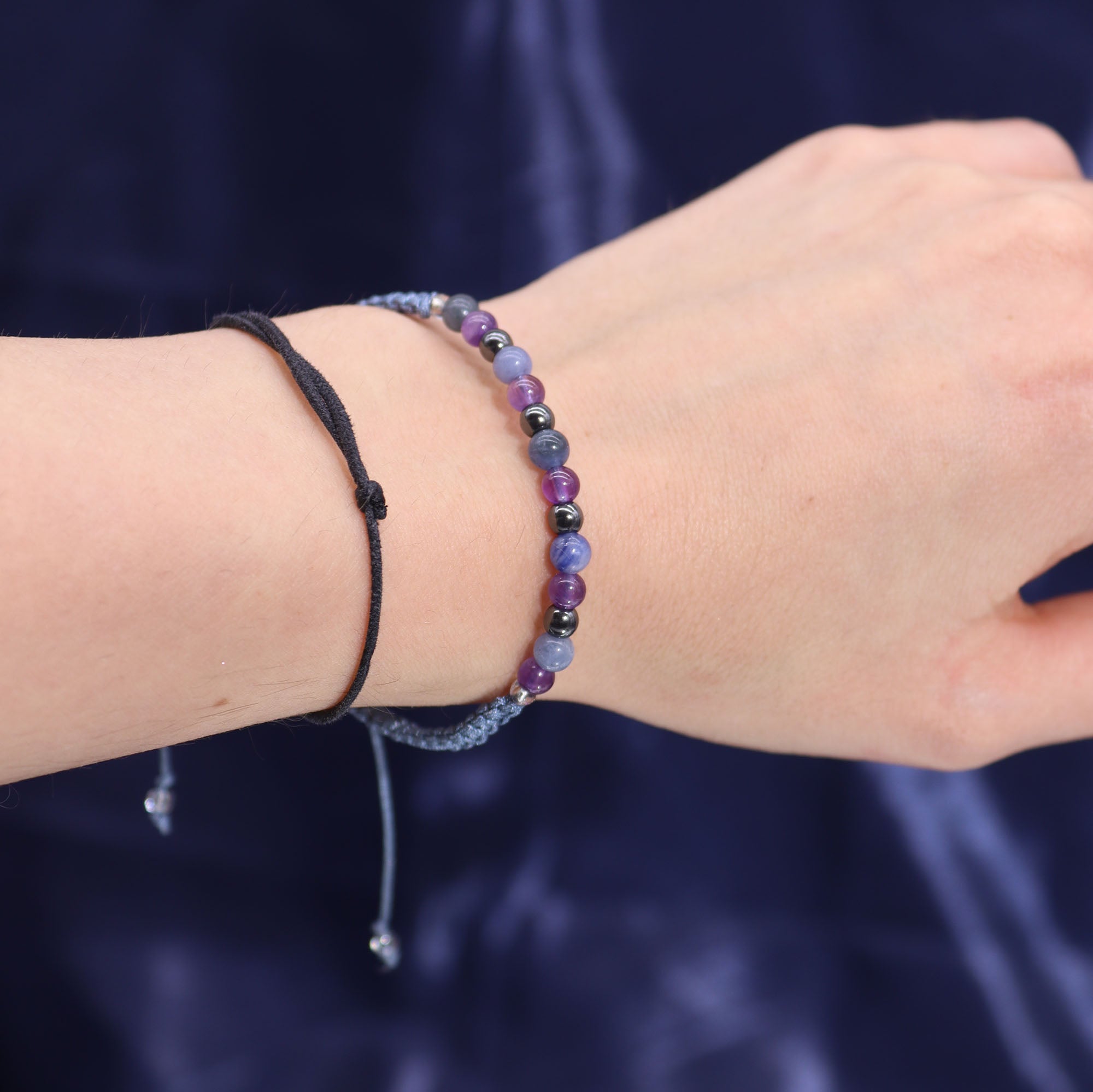 Bougie de cristal avec bracelet - Sagittaire