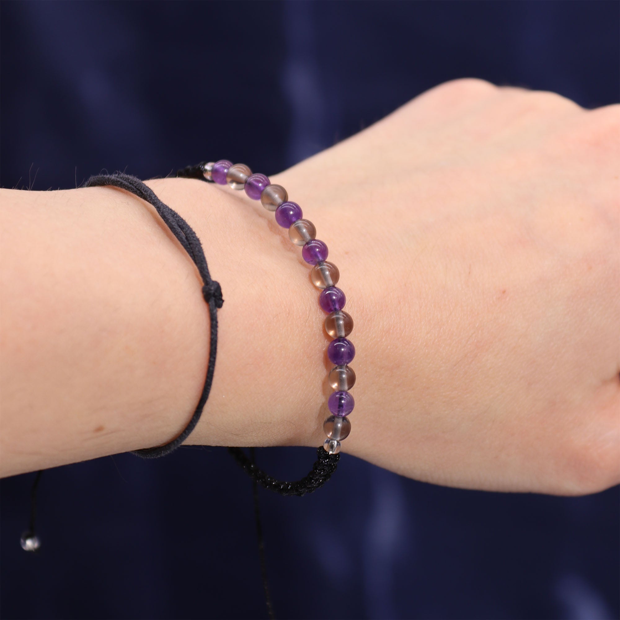 Bougie de cristal avec bracelet - Capricorne