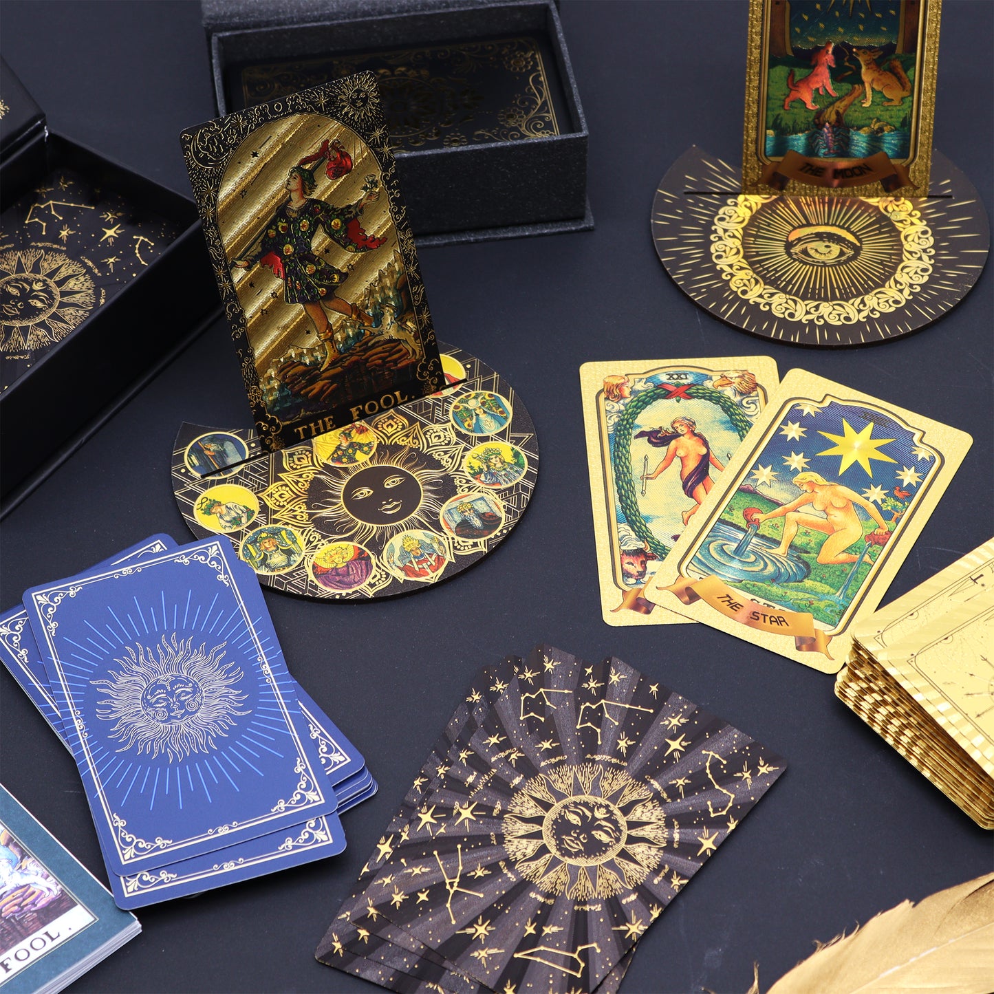 Tarot feuille d'or