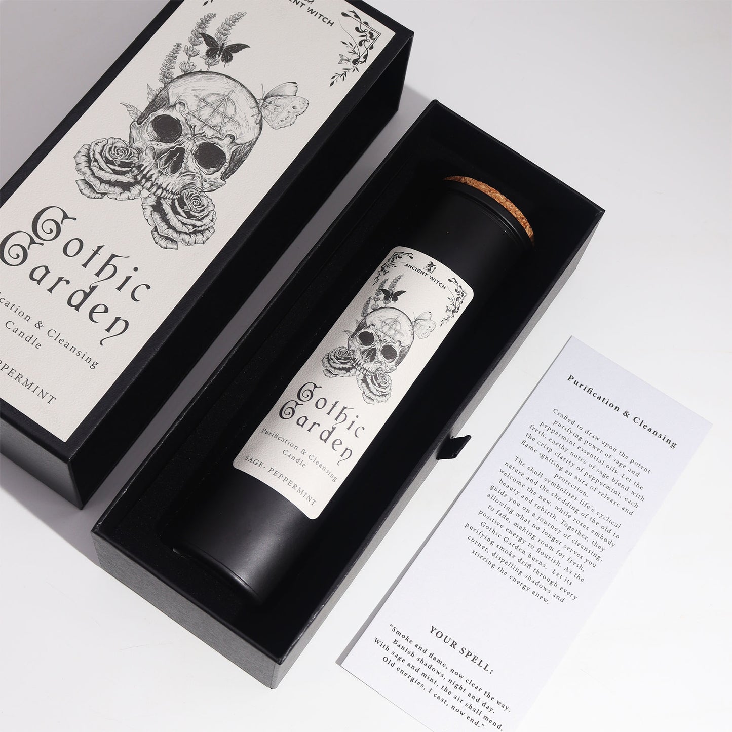 Bougie sauge & menthe poivrée - Purification & nettoyage