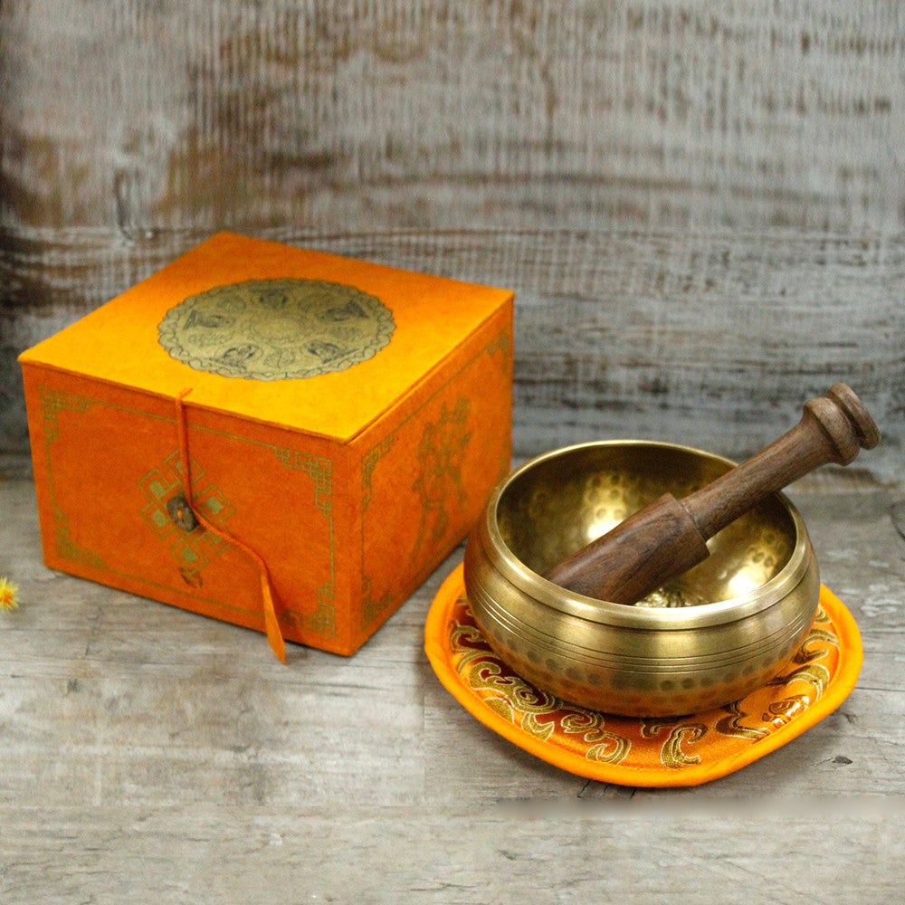 Bol chantant 10 cm - Cinq Bouddhas