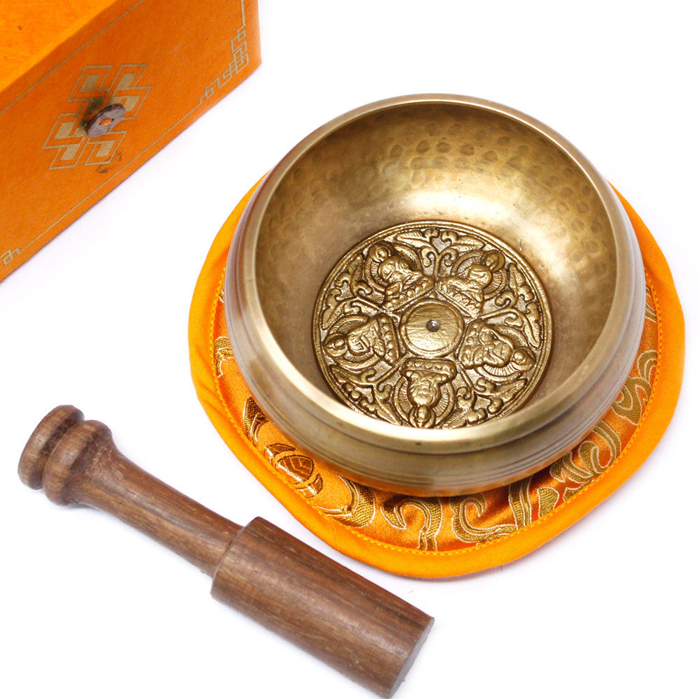 Bol chantant 10 cm - Cinq Bouddhas