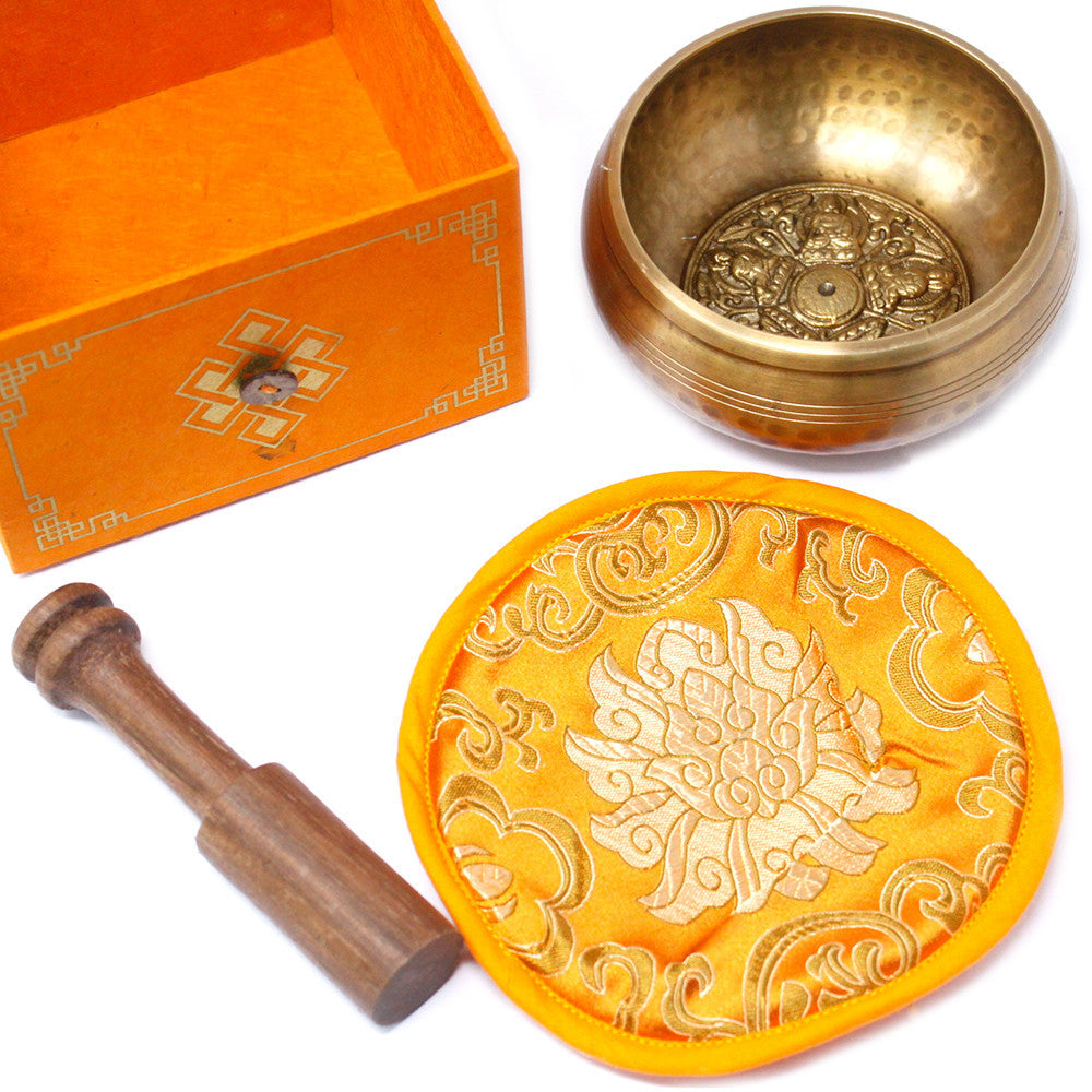 Bol chantant 10 cm - Cinq Bouddhas