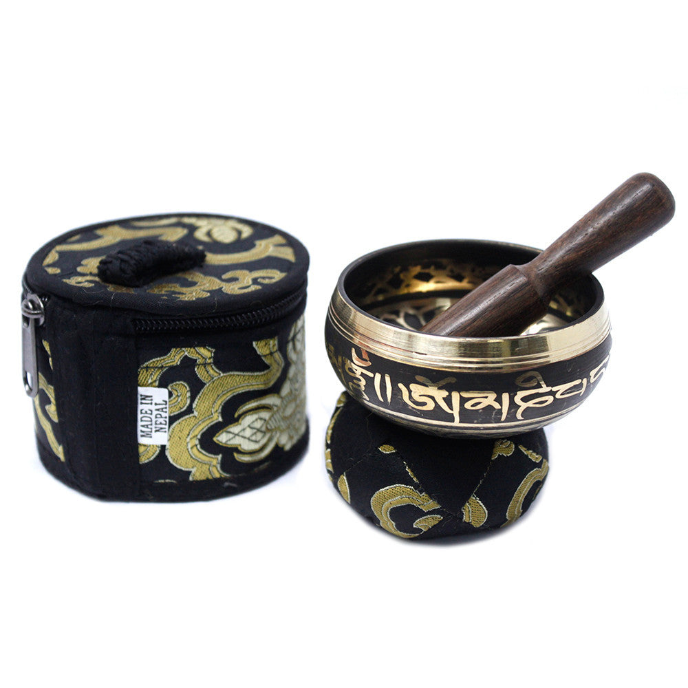 Mini bol chantant coffret cadeau noir