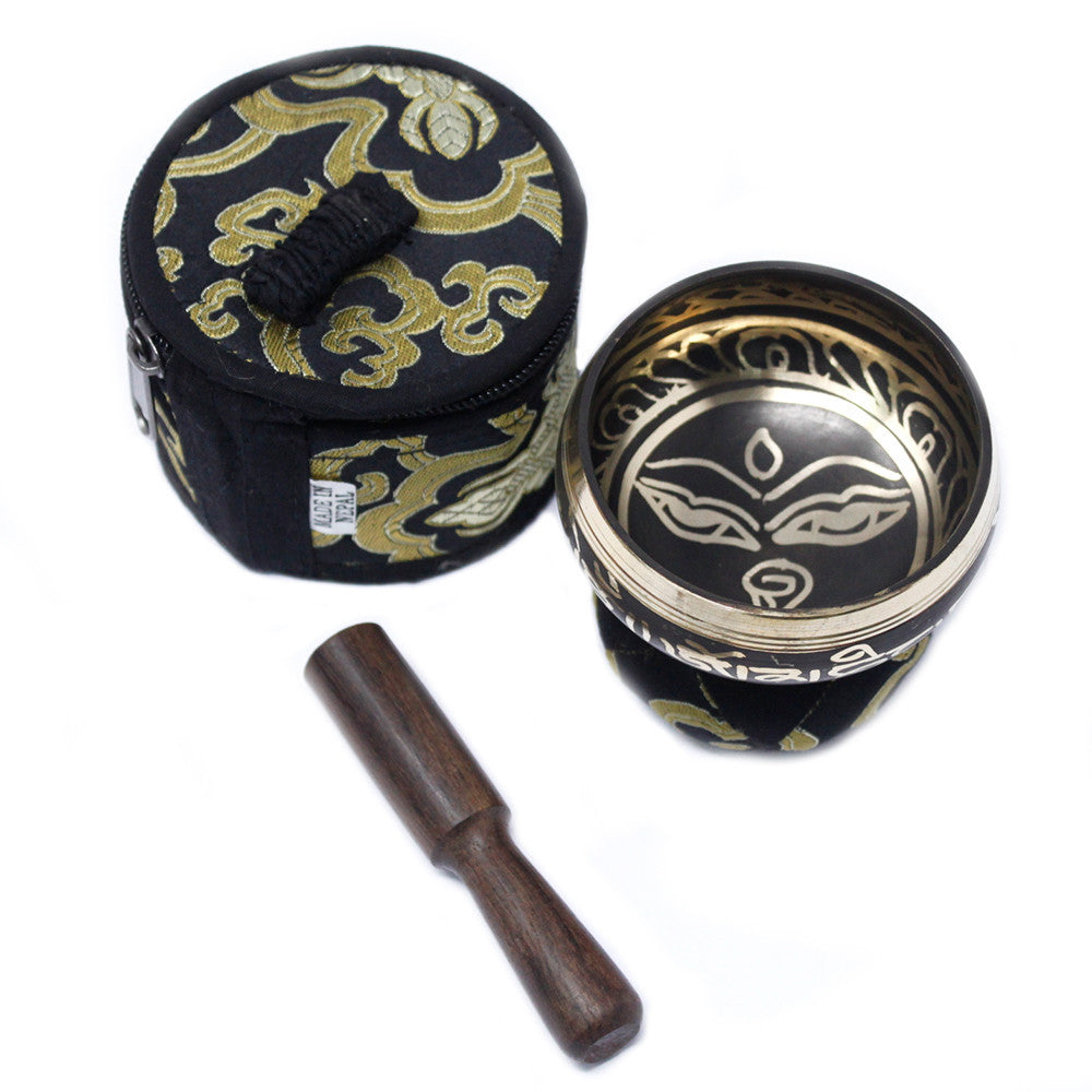 Mini bol chantant coffret cadeau noir