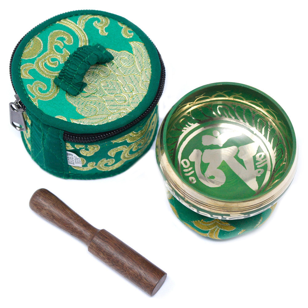 Coffret mini bol chantant vert
