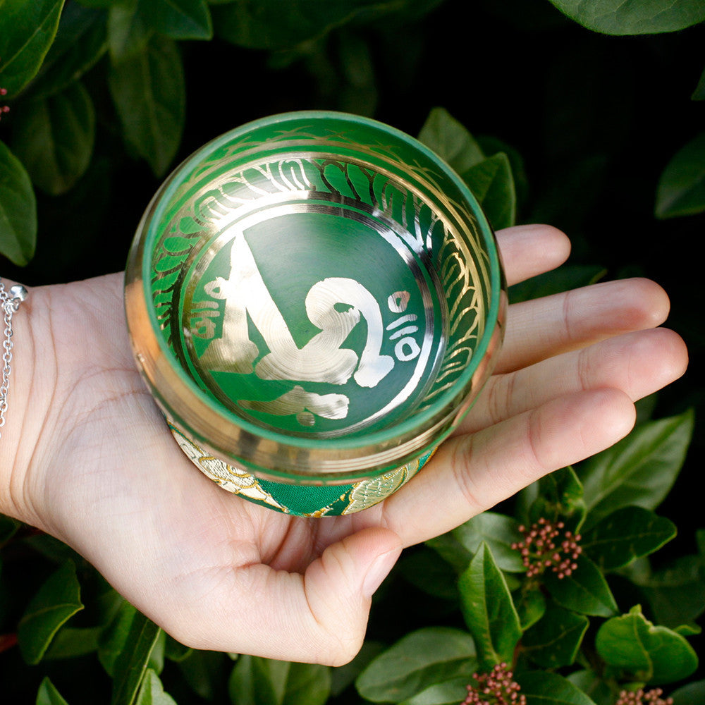 Coffret mini bol chantant vert