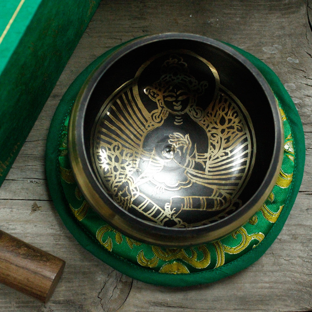 Bol chantant Tara Vert