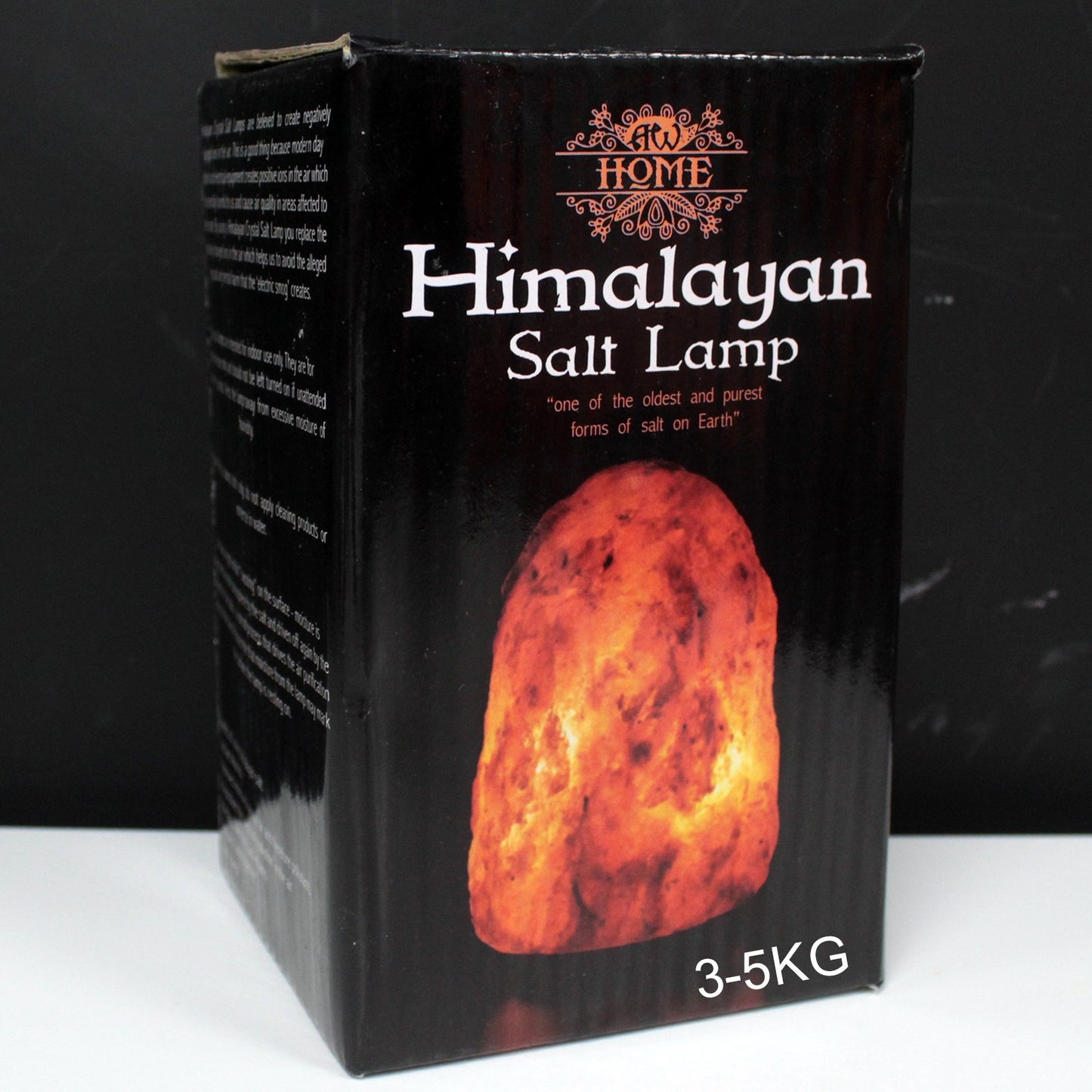 Lampe en cristal de sel de l'Himalaya 3 à 5 kg
